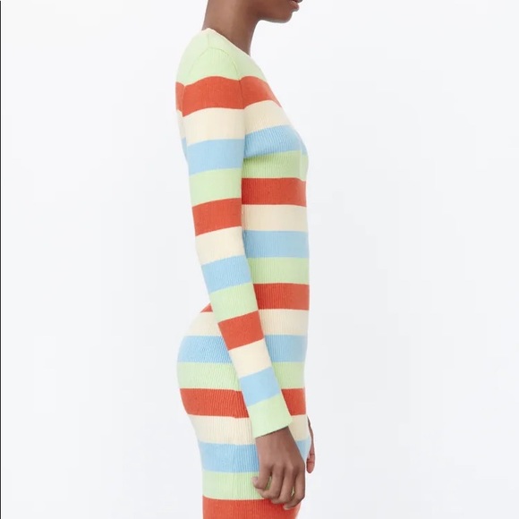 Zara striped knit dress - Picture 5 of 9